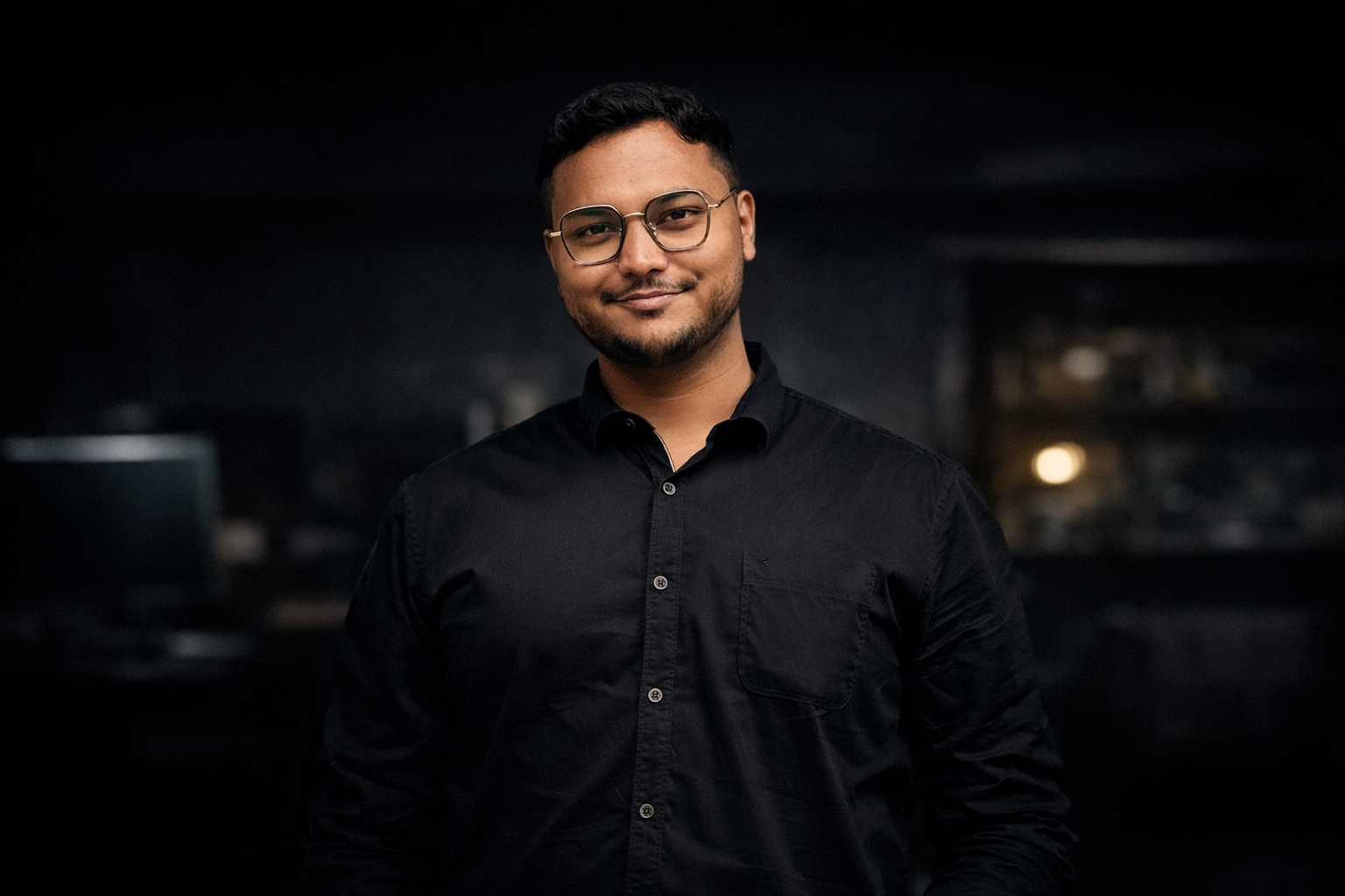 Portrait of Shubham Thakkar, founder of SunORBT